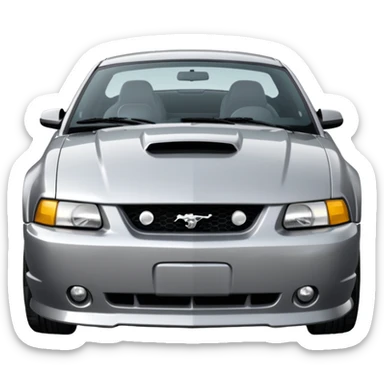 Grey 2003 mustang gt emoji sticker