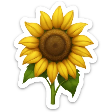 Sunflower sticker