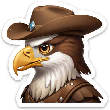 Eagles Cowboys football sticker