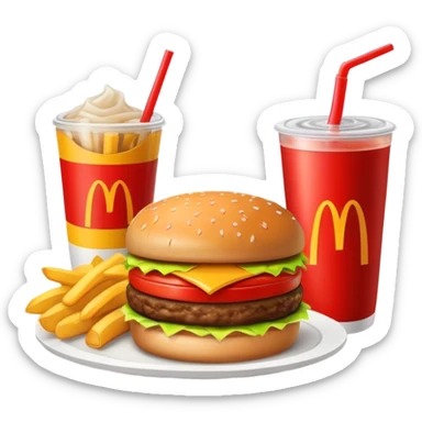 McDonald’s meal  sticker