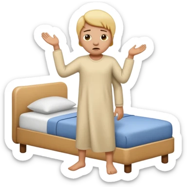 Lets do a sleepwalking emoji sticker