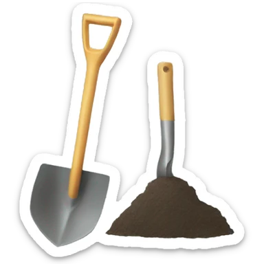 Plantom with shovel sticker