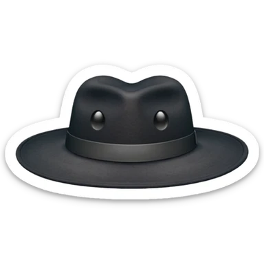 Black hat 🧢 sticker