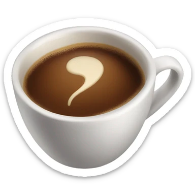 Cup of coffee sticker