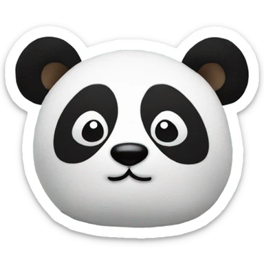 Panda plushie sticker