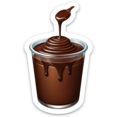 salsa de chocolate sticker