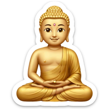 Cartoon Buddha sticker