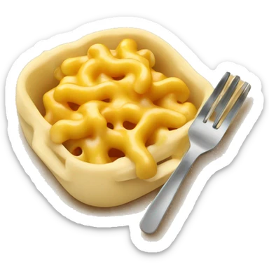 Macaroni and cheese sticker