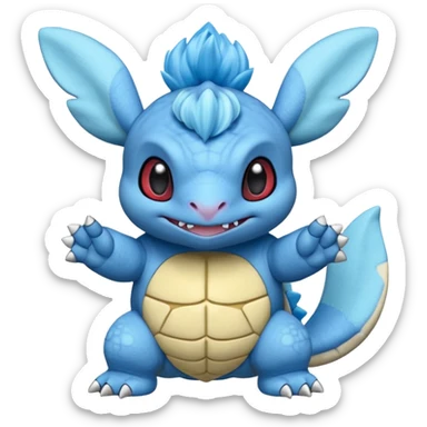 Fluffy Epic Solar Stitch-Wartortle-hybrid Fluffy Epic Solar Stitch-Wartortle-hybrid sticker