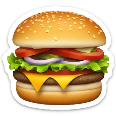 Hamburger  sticker