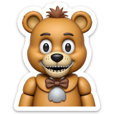 Freddy Faz Bear sticker