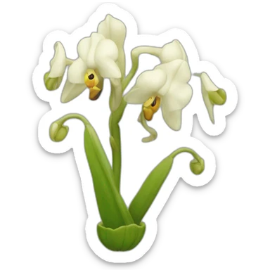 Orquid  sticker