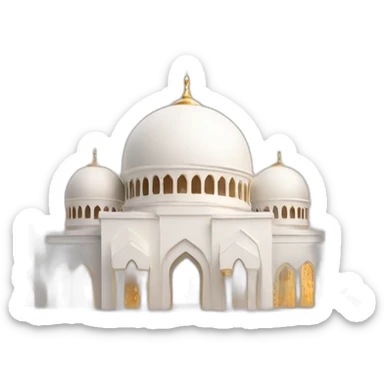 mosque wih diamonds sticker
