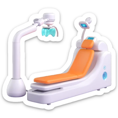 a 3D dental scanner, detailed, realistic, professional, high resolution sticker