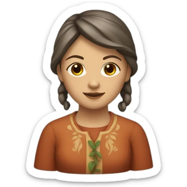 Blazian pottery girl sticker