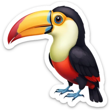 Confused toucan sticker