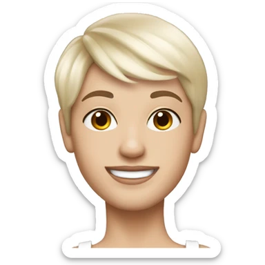 Chicago all that jazz white skin dancer bob haircut caucasian sticker