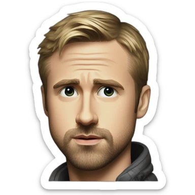  Ryan gosling blade runner sad sticker