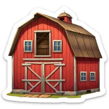 old barn sticker