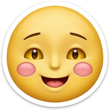 emoji trying not to laugh sticker