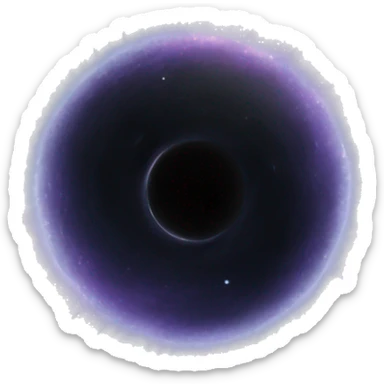 black hole sticker