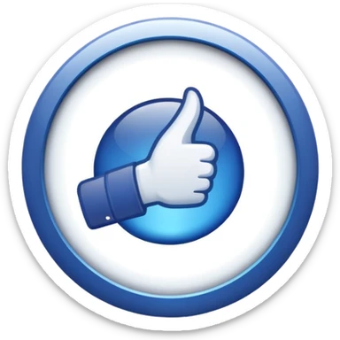 Facebook blue tick verification badge emoji sticker
