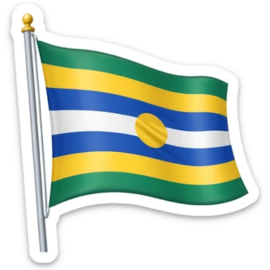 bandeira oficial do Estado de Rondônia sticker