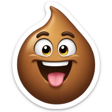 happy poop sticker