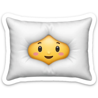 bed pillow  sticker