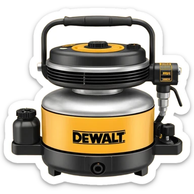 DEWALT DWFP55126 Heavy-Duty Pancake Compressor, Gas, 5 Gal. emoji style  sticker