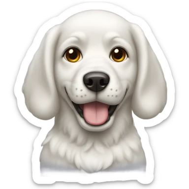 Ángel dog aura sticker