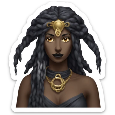 Hekate triple bodied sticker