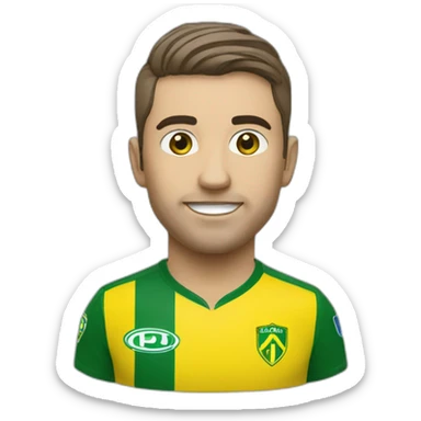 fc nantes supporter sticker