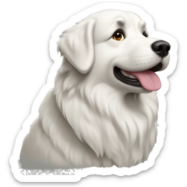 Great Pyrenees dog sticker