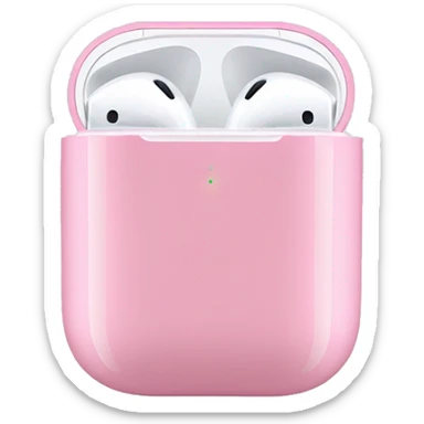 Pink airpods sticker