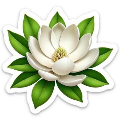 magnolia blossom sticker