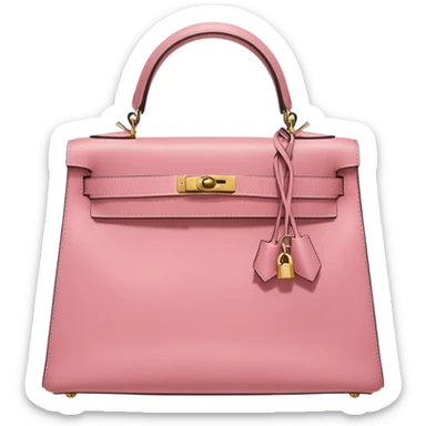 hermes kelly bag rose pink sticker