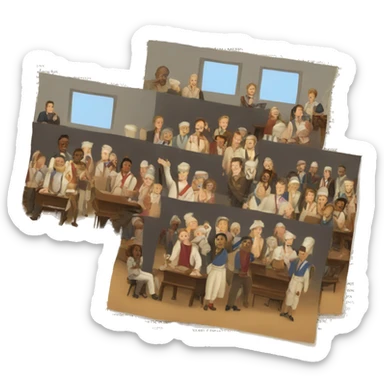 Open School History Textbook  sticker