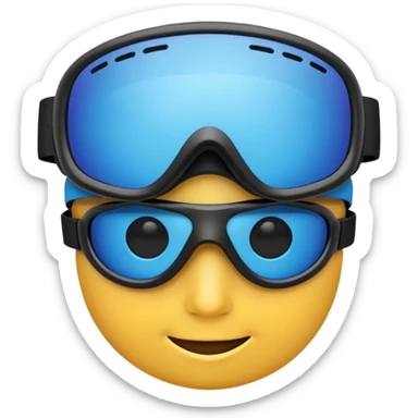 ski goggles sticker