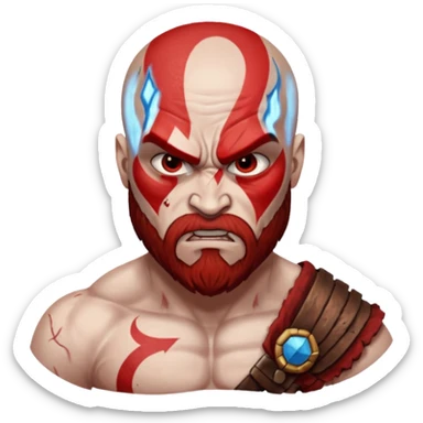 kratos sticker