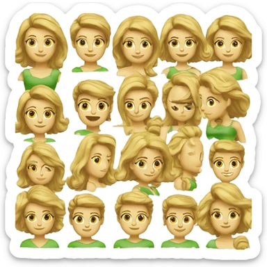 Дівчина темний колір волосся, зелені очі тримає у руках ноутбук  sticker