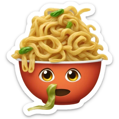 Spicy noodles sticker