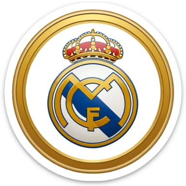 Real Madrid logo sticker
