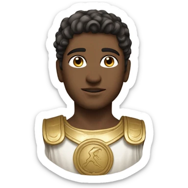 ger(greek goddess) a as a boy sticker