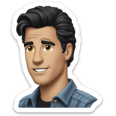 dallas winston from the outsiders sticker