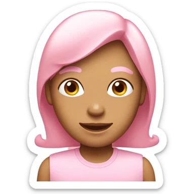 Light pink emoji sticker