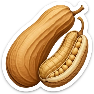 a Peanut with detail (no face) sticker
