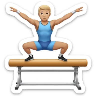 cheval d'arçon sticker