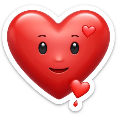 Heart with an exclamation mark sticker