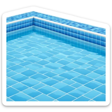 swimming pool sticker